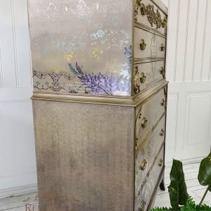 DISTRESSED WALLPAPER Decor Stencils 45.7cm x 53.3cm by ReDesign with Prima - Stencil - Baillea's Interiors -