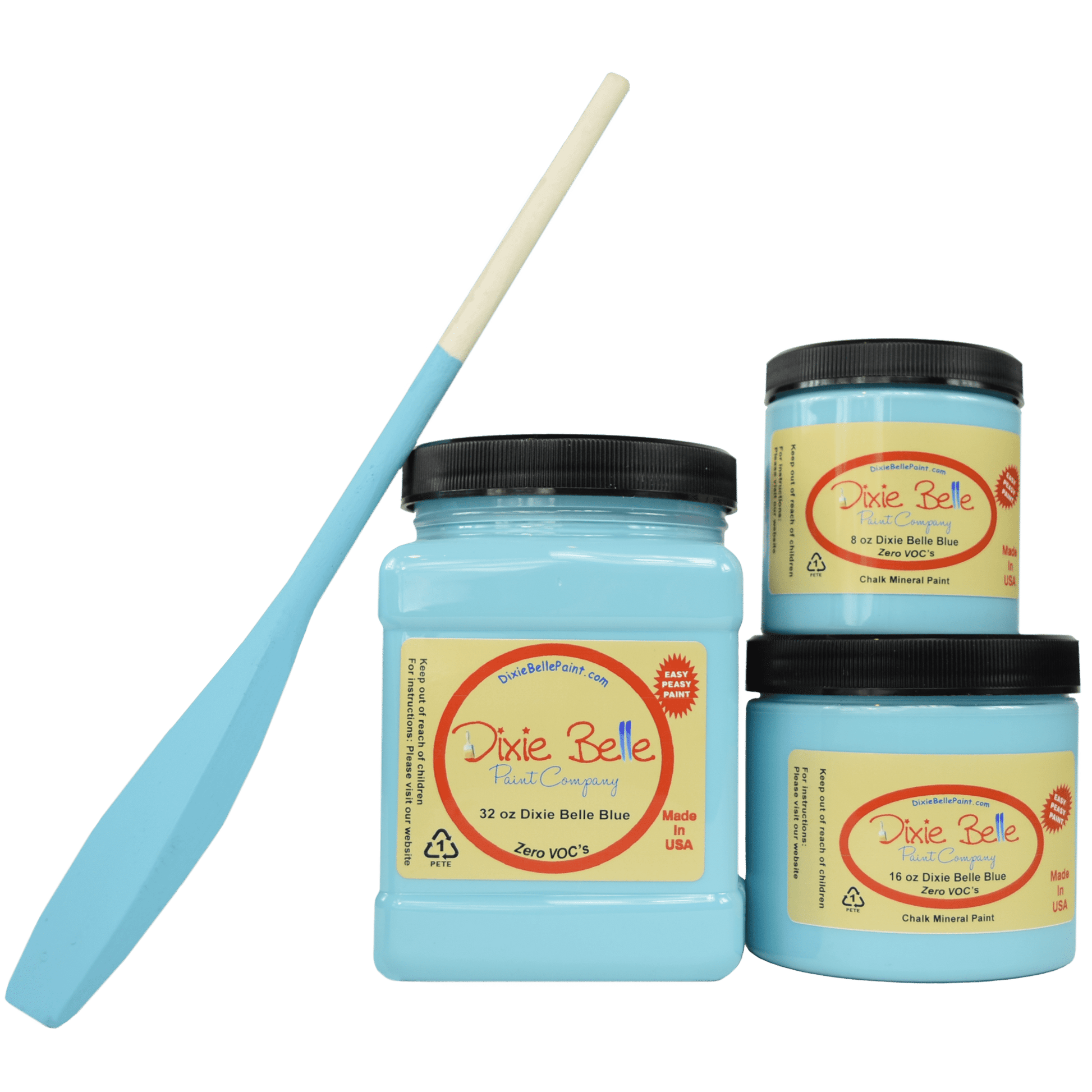 Dixie Belle Blue - Dixie Belle - Bright Tiffany Box Blue Mineral Chalk Paint - 118ml/4oz - 236ml/8oz - 473ml/16oz - 946ml - Paint - Chalk and Mineral - Baillea's Interiors -