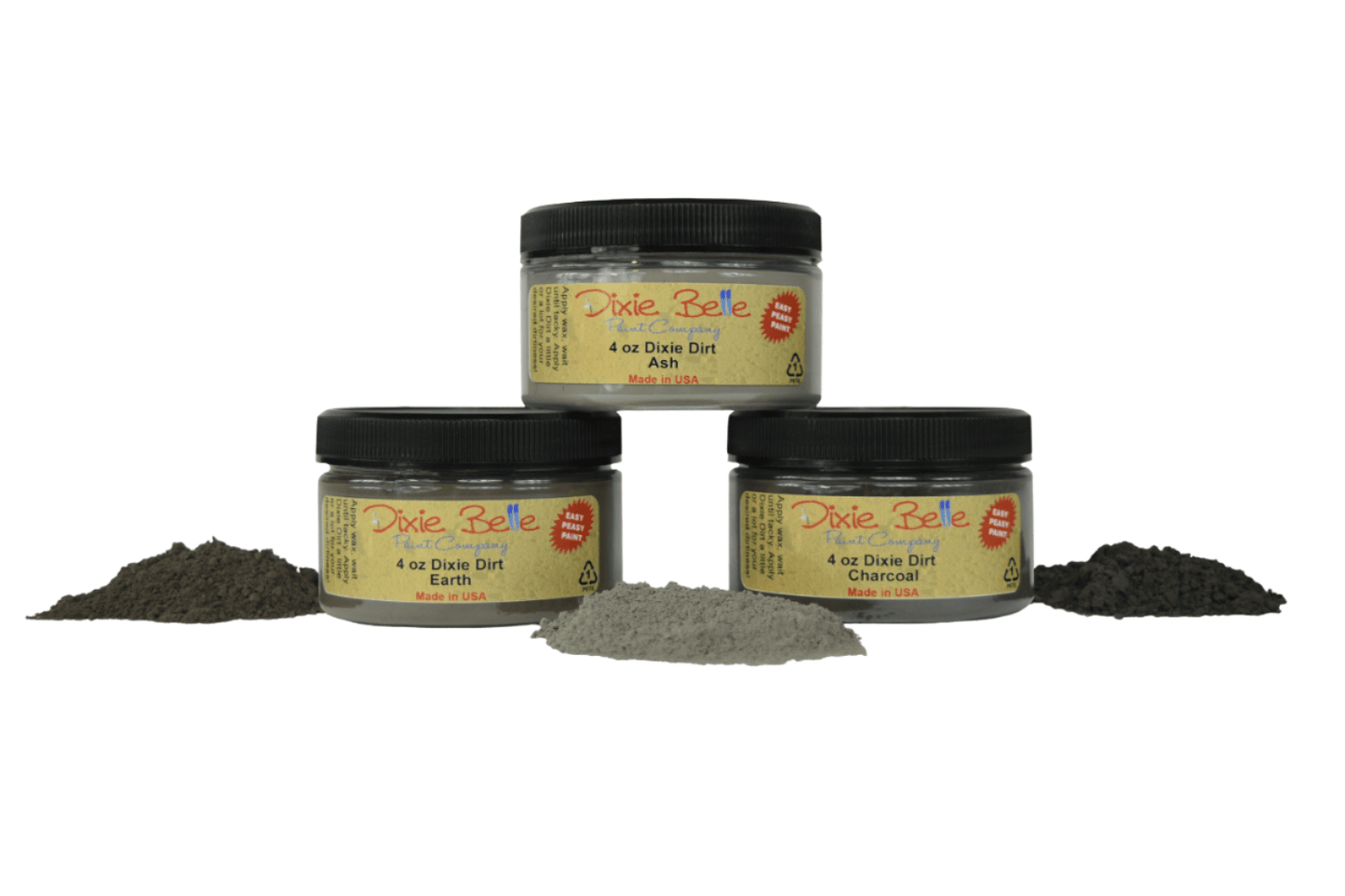 DIXIE DIRT - CHARCOAL - Ageing Dust Dixie Belle Chalk Paint 4oz/113g - Accenting Products - Baillea's Interiors -