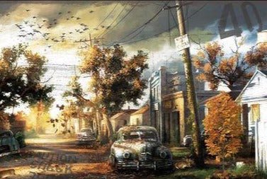 DOWNTOWN - Decor Weave for Decoupage – 89.3cm x 56.9cm - Hokus Pokus - Decoupage - Baillea's Interiors -