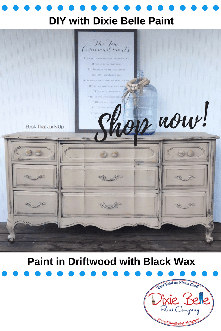 DRIFTWOOD - Dixie Belle - Light Grey Chalk Mineral Paint - 118ml/4oz - 236ml/8oz - 473ml/16oz - 946ml - Paint - Chalk and Mineral - Baillea's Interiors -