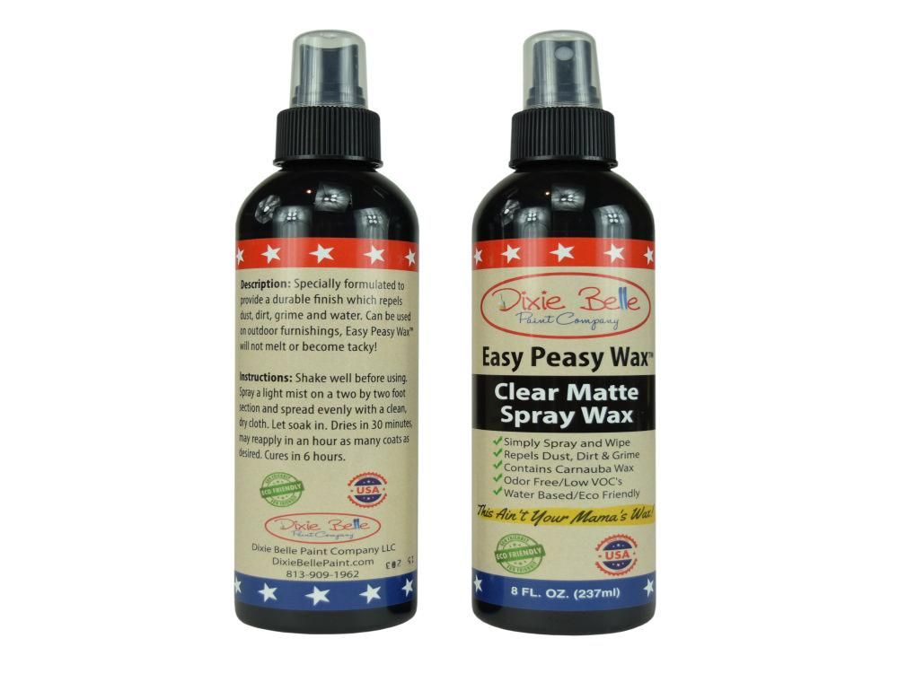 Easy Peasy Wax Spray - 8oz/236ml - Dixie Belle Paint Products - Waxes - Baillea's Interiors -