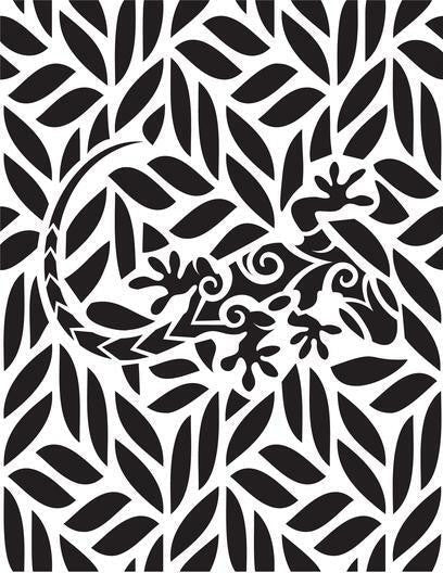 ENCHANTED GARDEN 4 Part Stencils 17.78cm x 22.86cm each by Belles and Whistles - Stencil - Baillea's Interiors -