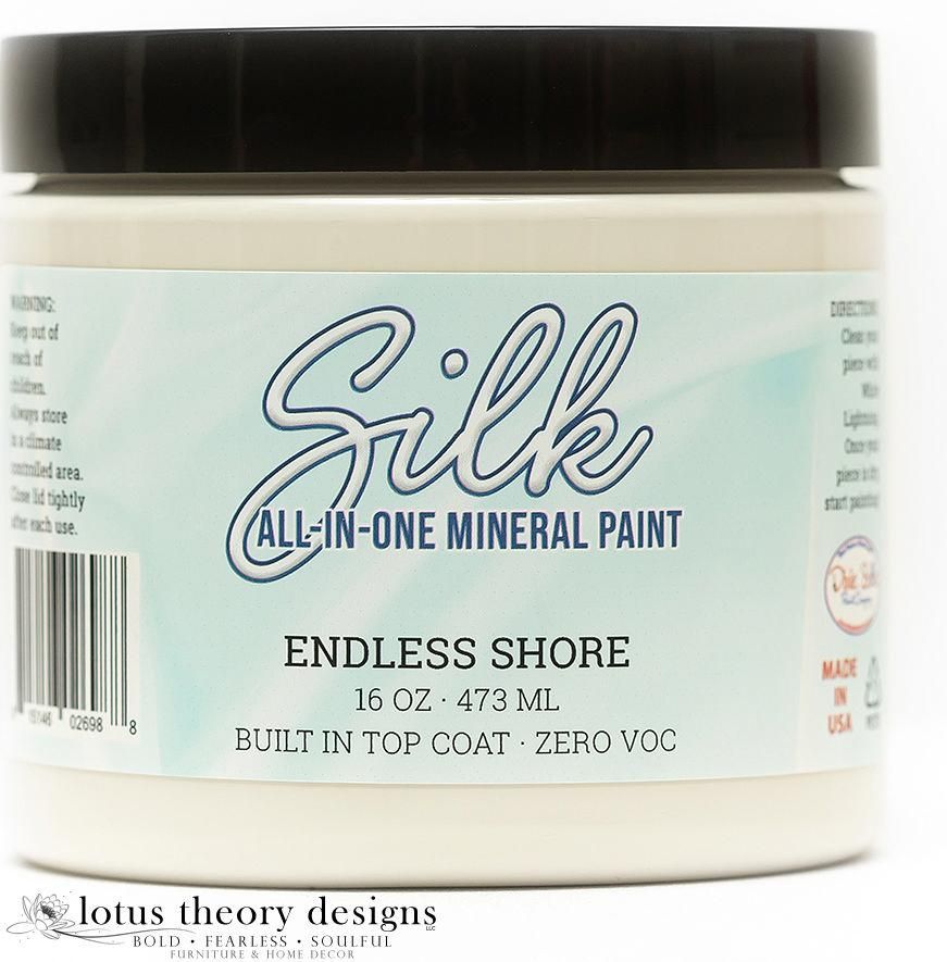 ENDLESS SHORE Silk All-In-One Mineral Paint - 118ml - 473ml - 946ml Dixie Belle Paint - Paint - All In One - Baillea's Interiors -