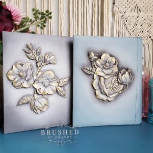 ETRUSCAN ROSE Decor Mould Re-Design with Prima 8" x 5" - Moulds - Baillea's Interiors -