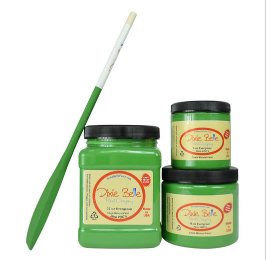 EVERGREEN - Dixie Belle - Mid Green Chalk Mineral Paint - 118ml/4oz - 236ml/8oz - 473ml/16oz - 946ml - Paint - Chalk and Mineral - Baillea's Interiors -