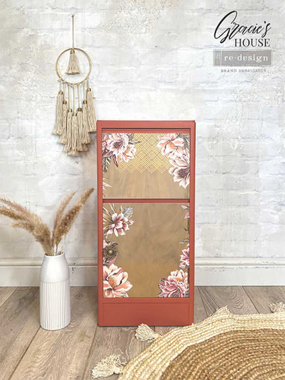 EXOTICA - 3 sheets - 15cm x 30cm each - Redesign Decor Transfer Decal - Furniture Transfer - Baillea's Interiors -