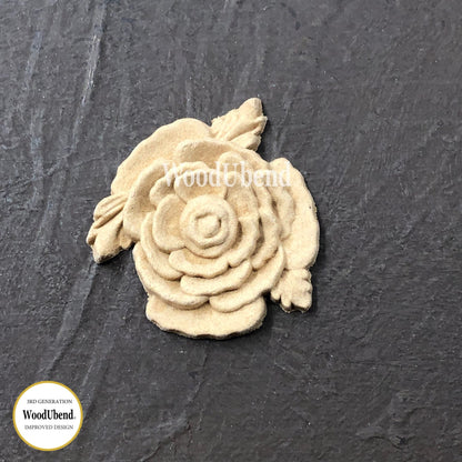 FLOWER Decorative Antique Moulding Applique WoodUbend 0339 - Moulding - Baillea's Interiors -