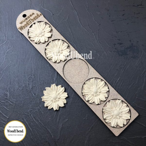 FLOWER Decorative Antique Moulding Applique WoodUbend 0354 - Moulding - Baillea's Interiors -