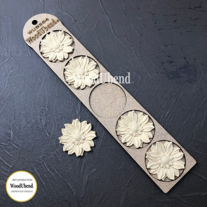 FLOWER Decorative Antique Moulding Applique WoodUbend 0354 - Moulding - Baillea's Interiors -