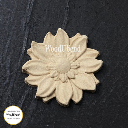 FLOWER Decorative Antique Moulding Applique WoodUbend 0354 - Moulding - Baillea's Interiors -