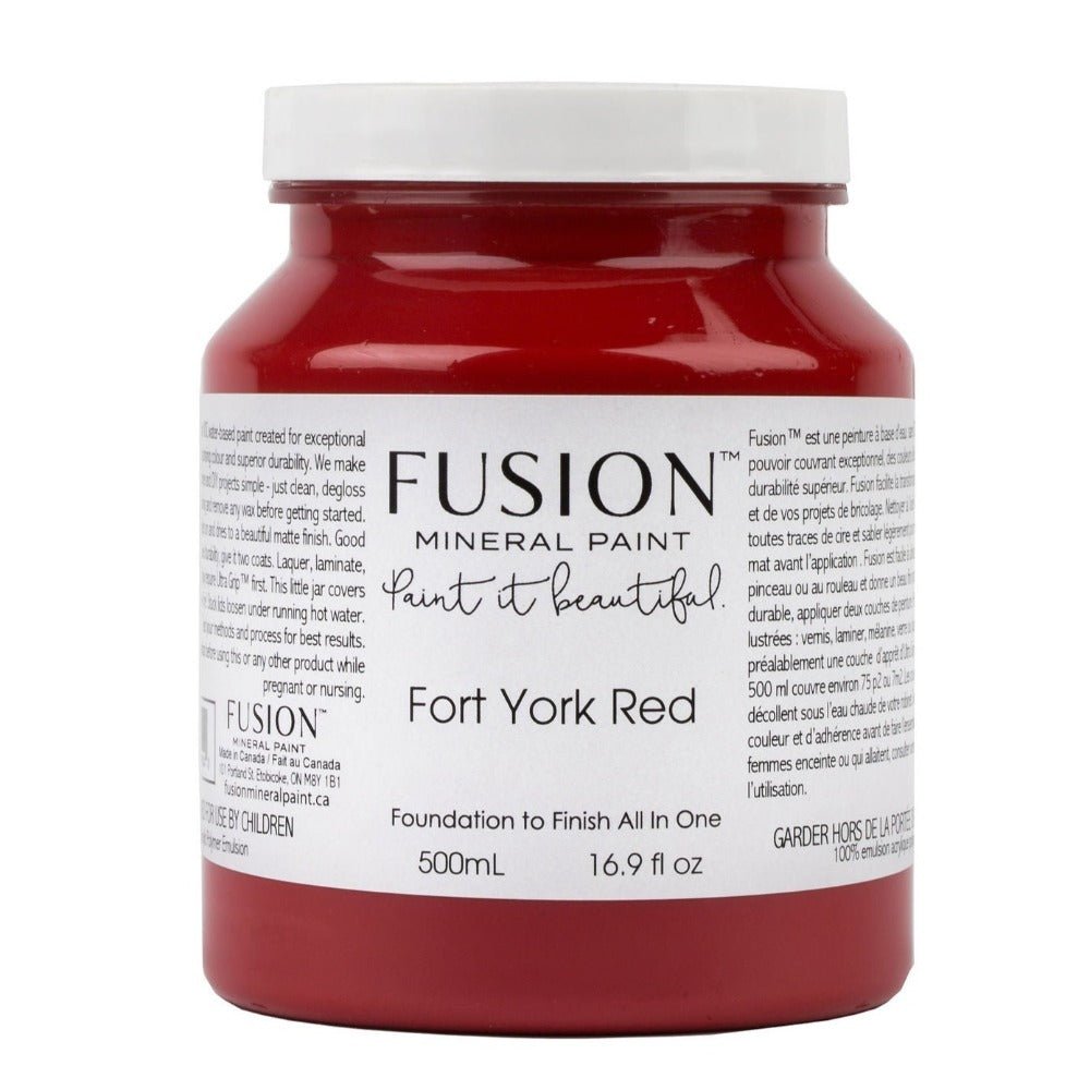 FORT YORK RED - Fusion Mineral Paint - 37ml, 500ml - Paint - All In One - Baillea's Interiors -