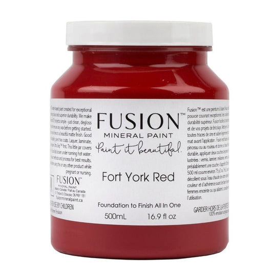 FORT YORK RED - Fusion Mineral Paint - 37ml, 500ml - Paint - All In One - Baillea's Interiors -