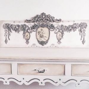FRAGRANT ROSES- Decor Mould Re-Design with Prima 8" x 5" - Moulds - Baillea's Interiors -