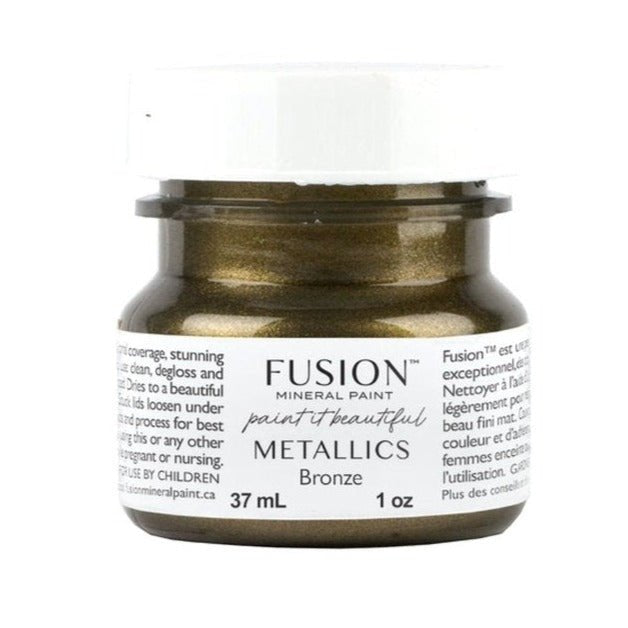 Fusion Metallics - BRONZE - 37ml/250ml - Paint - Metallic - Baillea's Interiors -
