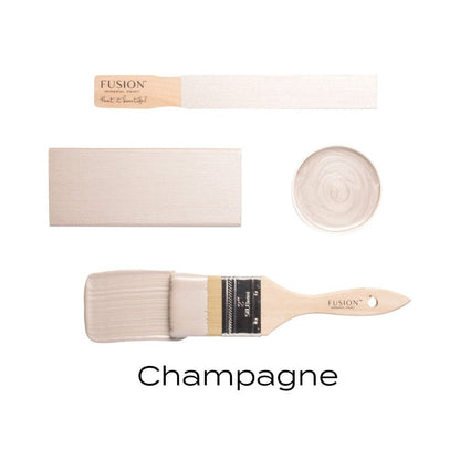 Fusion Metallics - CHAMPAGNE - 37ml/250ml - Paint - Metallic - Baillea's Interiors -