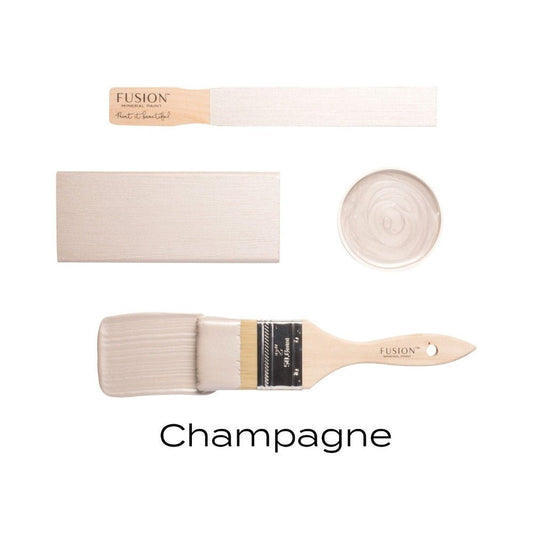 Fusion Metallics - CHAMPAGNE - 37ml/250ml - Paint - Metallic - Baillea's Interiors -