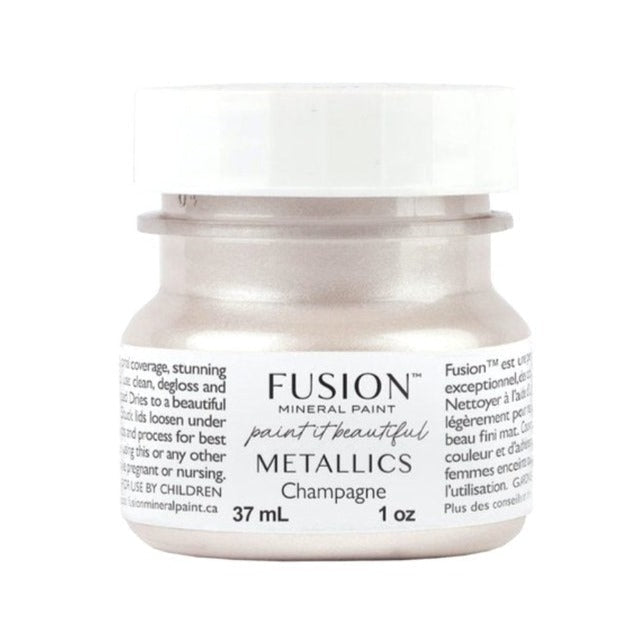 Fusion Metallics - CHAMPAGNE - 37ml/250ml - Paint - Metallic - Baillea's Interiors -