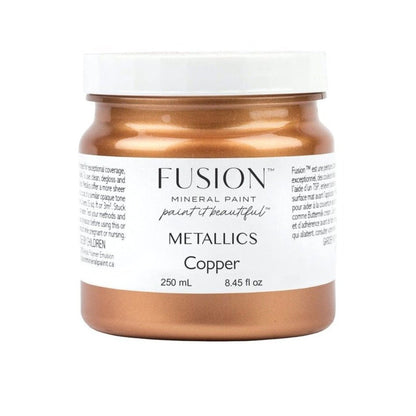 Fusion Metallics - COPPER - 37ml/250ml - Paint - Metallic - Baillea's Interiors -