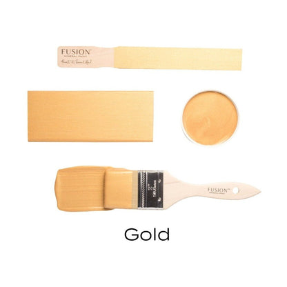 Fusion Metallics - GOLD - 37ml/250ml - Paint - Metallic - Baillea's Interiors -