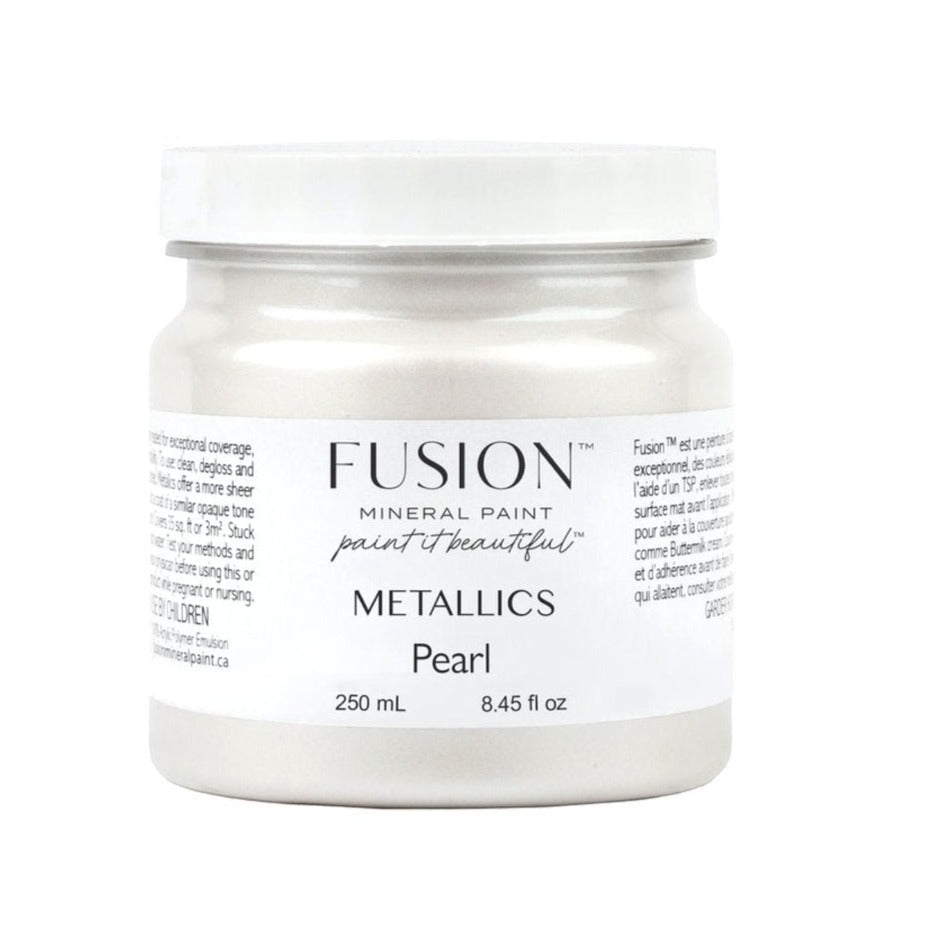 Fusion Metallics - PEARL - 37ml/250ml - Paint - Metallic - Baillea's Interiors -
