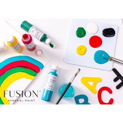 KIDS RAINBOW PAINT PACK - 6 X 120ml bottle - Fusion Mineral Paint