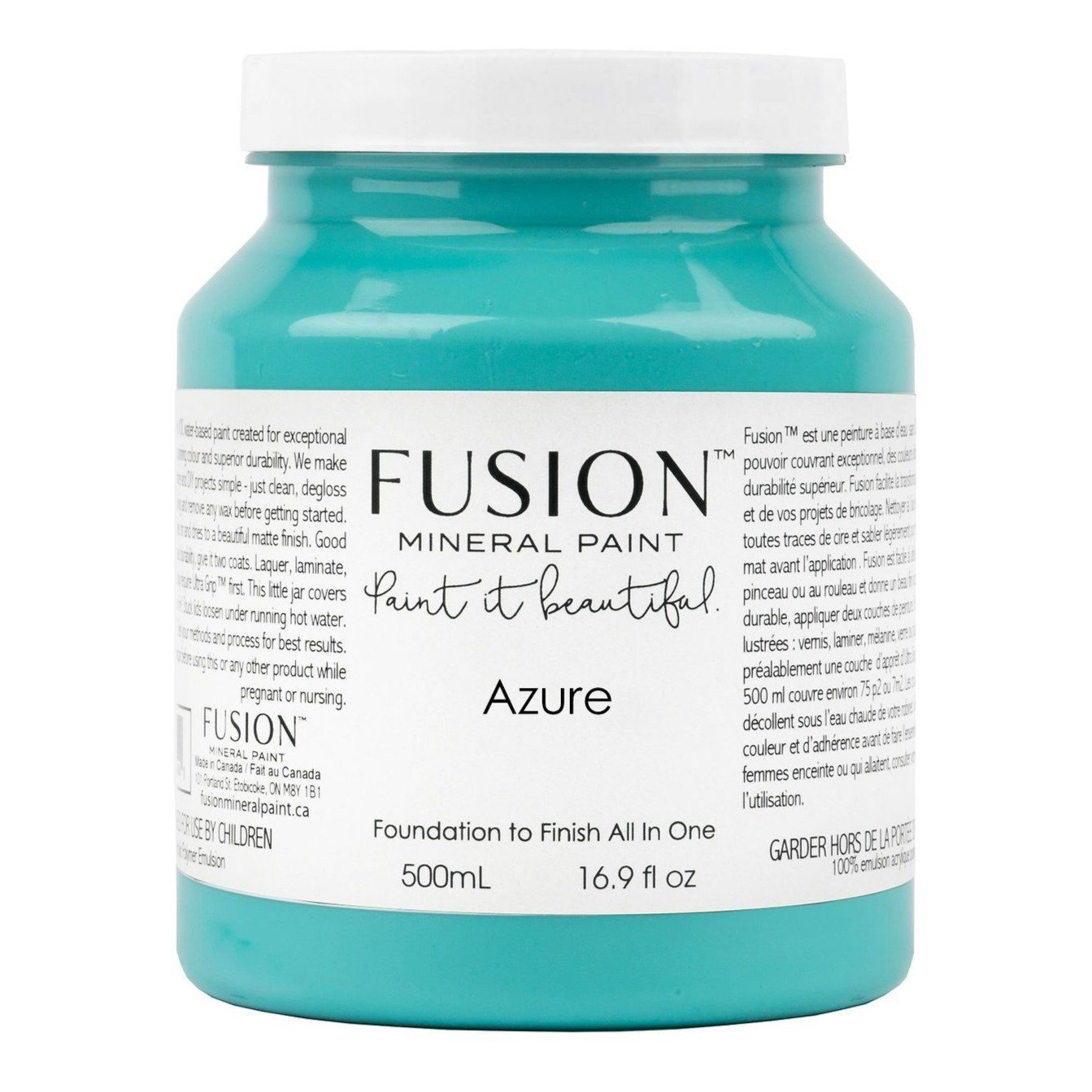 AZURE - Fusion Mineral Paint - 37ml, 500ml