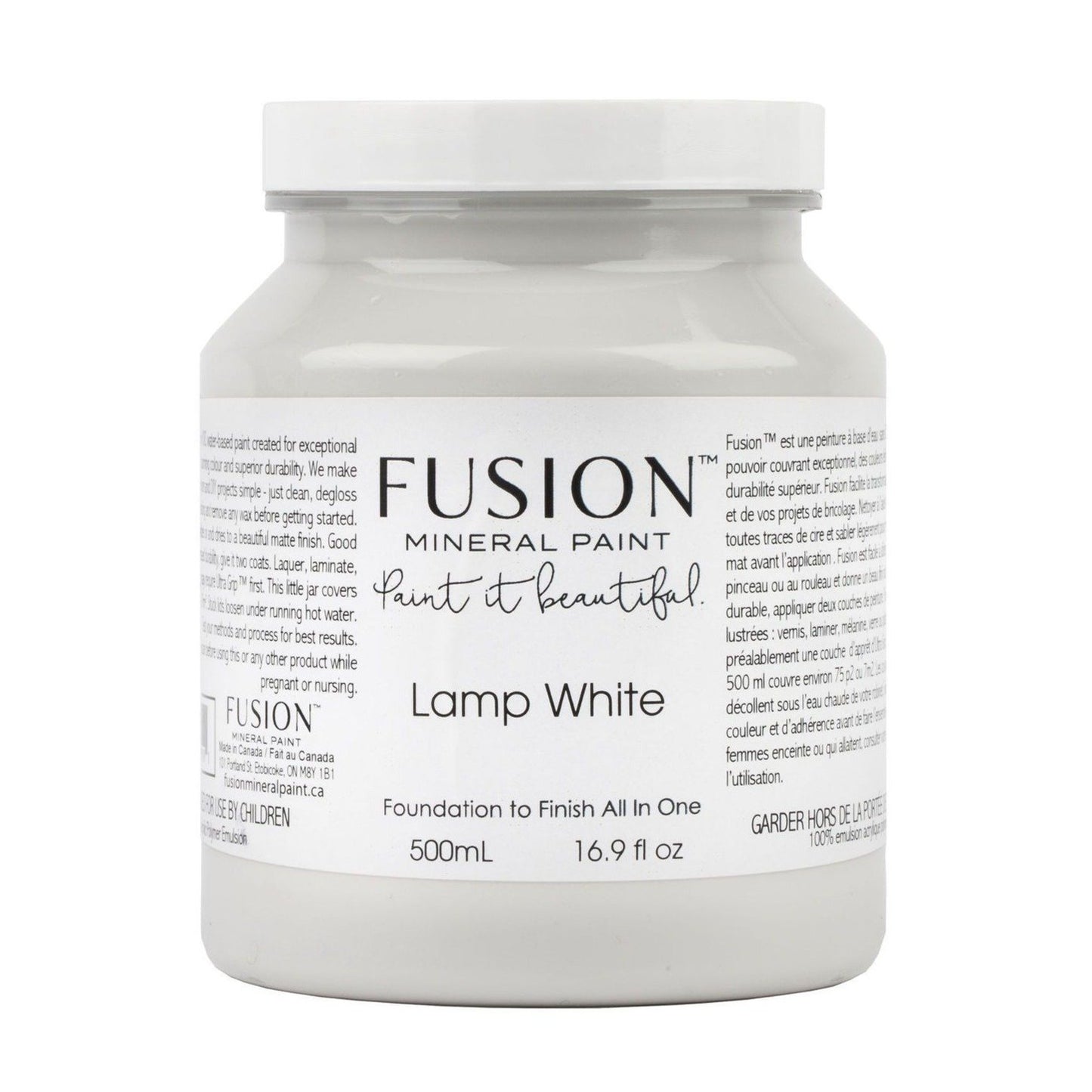 LAMP WHITE - Fusion Mineral Paint - 37ml, 500ml