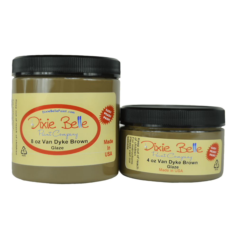 GLAZE - Van Dyke Brown - 4oz/118ml, 8oz/237ml - Glaze - Baillea's Interiors -