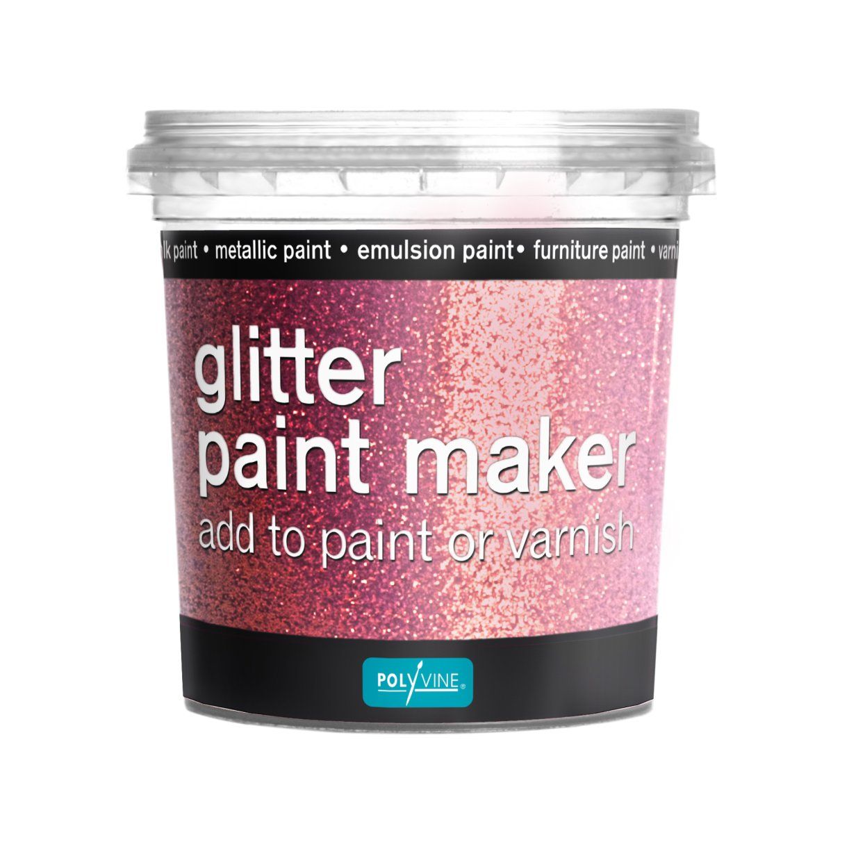 Polyvine - Glitter Paint Maker - Pink