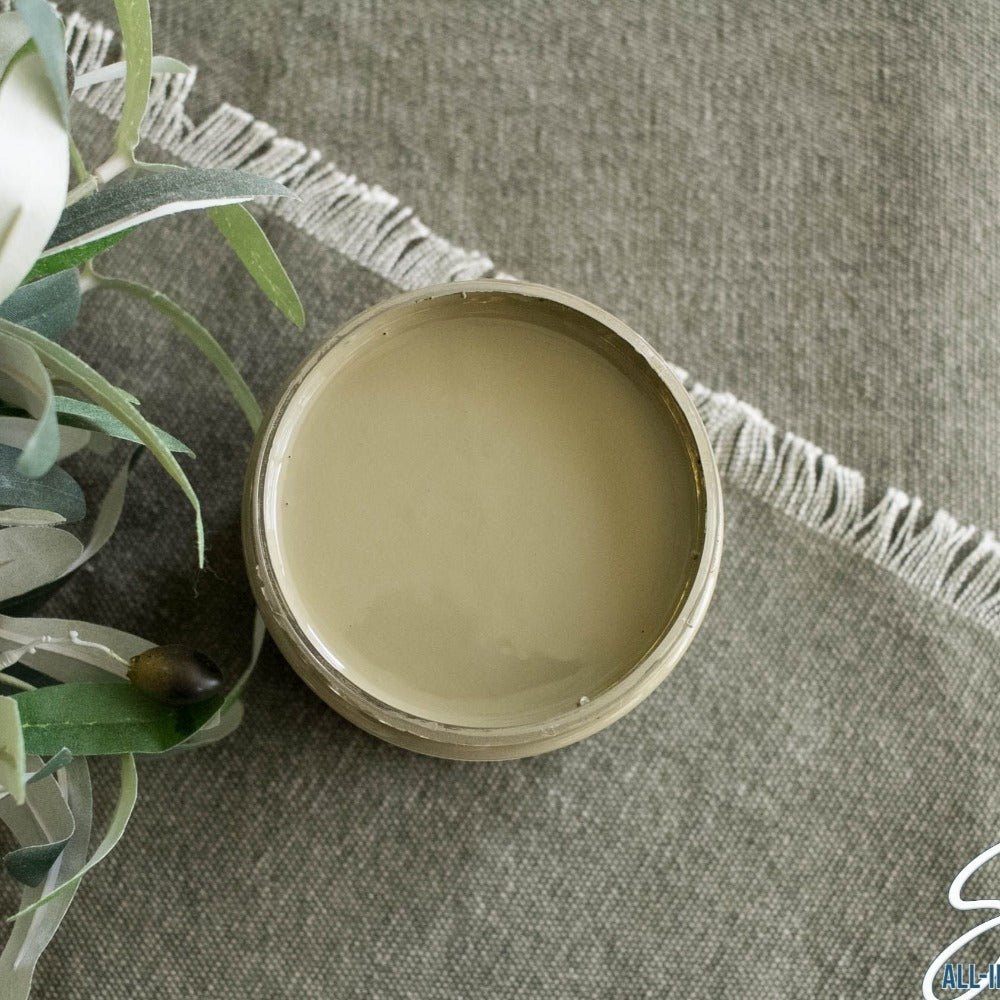 HAMPTON OLIVE Silk All-In-One Mineral Paint - 118ml - 473ml - 946ml Dixie Belle Paint - Paint - All In One - Baillea's Interiors -