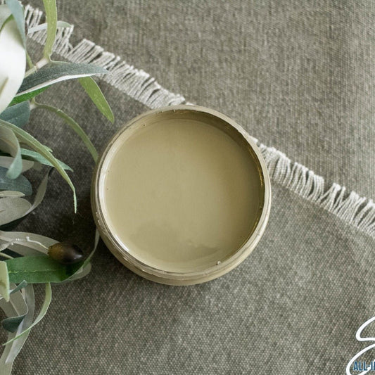 HAMPTON OLIVE Silk All-In-One Mineral Paint - 118ml - 473ml - 946ml Dixie Belle Paint - Paint - All In One - Baillea's Interiors -