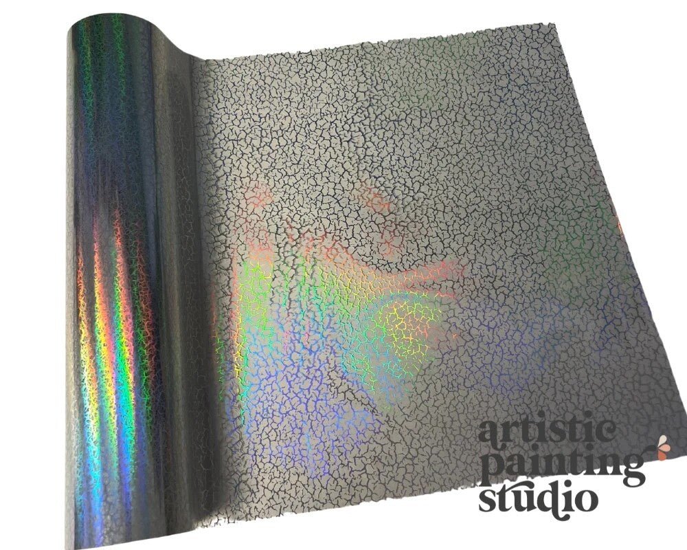 HOLY CRACKLE METALLIC FOIL - Rub On Metallic Foil by APS - Textile Friendly - Foils - Baillea's Interiors -