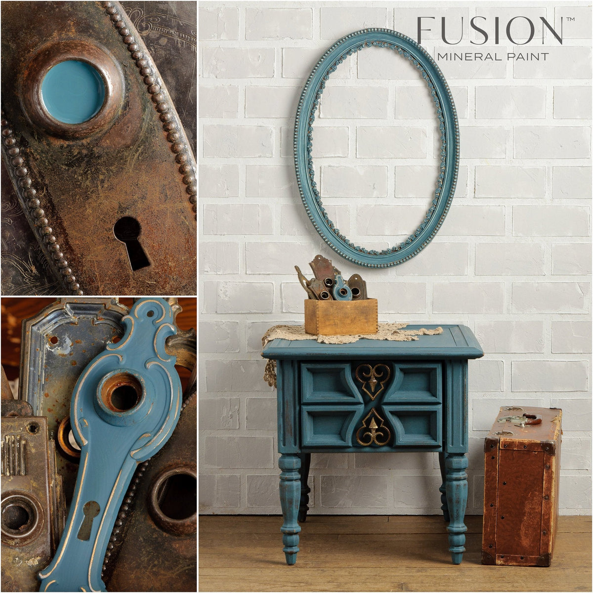 HOMESTEAD BLUE - Fusion Mineral Paint - 37ml, 500ml - Paint - All In One - Baillea's Interiors -