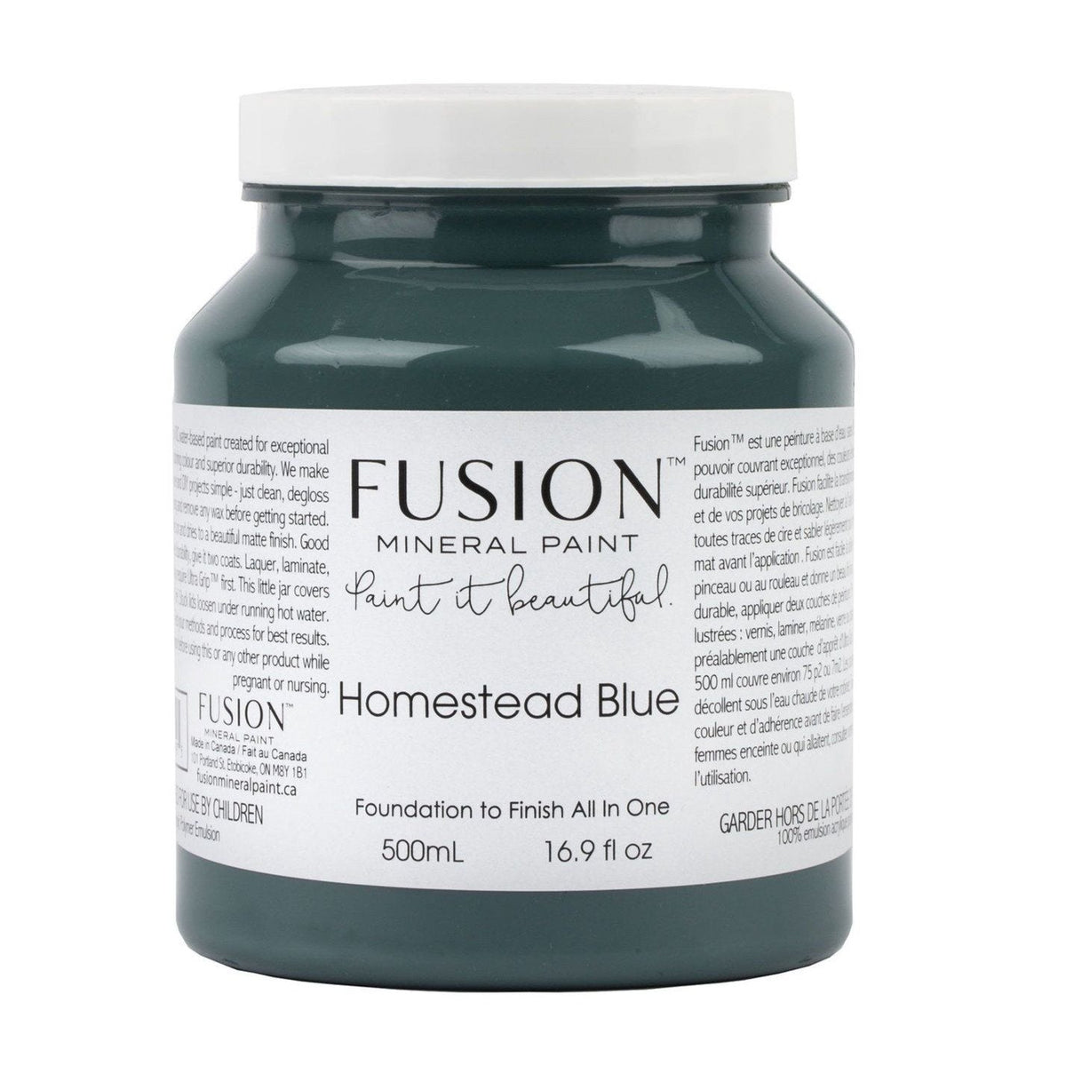 HOMESTEAD BLUE - Fusion Mineral Paint - 37ml, 500ml - Paint - All In One - Baillea's Interiors -
