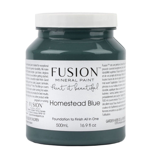 HOMESTEAD BLUE - Fusion Mineral Paint - 37ml, 500ml - Paint - All In One - Baillea's Interiors -