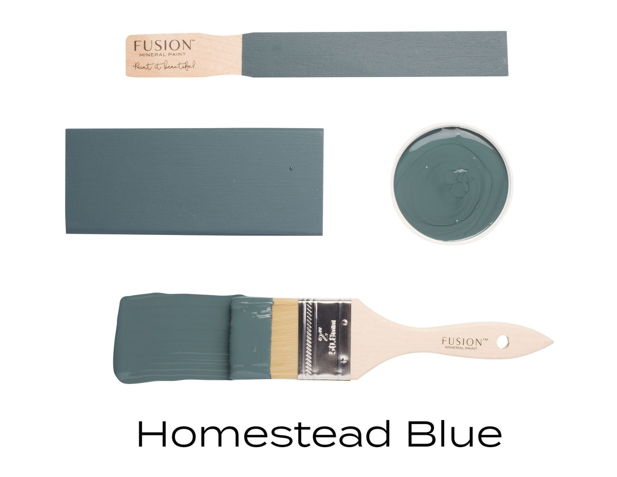 HOMESTEAD BLUE - Fusion Mineral Paint - 37ml, 500ml - Paint - All In One - Baillea's Interiors -