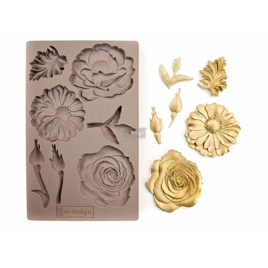IN THE GARDEN Decor Mould Re-Design with Prima 8" x 5" - Moulds - Baillea's Interiors -