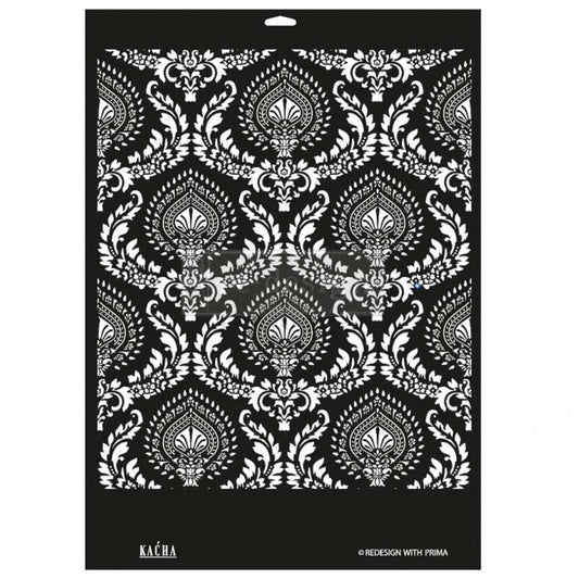 KACHA ANISA Decor Stencils 46 cm x 65 cm by ReDesign with Prima - Stencil - Baillea's Interiors -