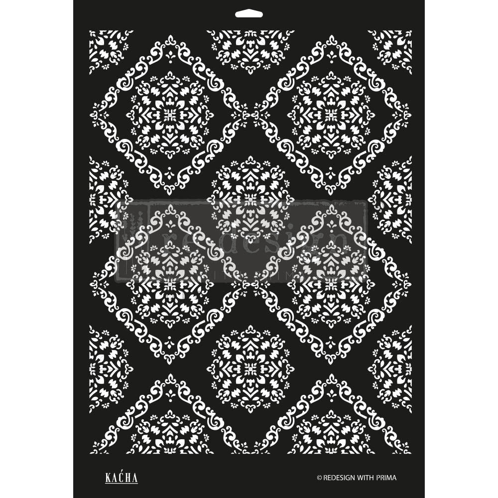 KACHA MODERN MOROCCAN Decor Stencils 46 cm x 61 cm by ReDesign with Prima - Stencil - Baillea's Interiors -