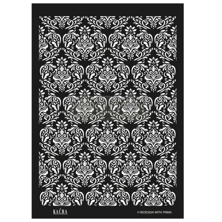 KACHA RENATA Decor Stencils 46 cm x 65 cm by ReDesign with Prima - Stencil - Baillea's Interiors -