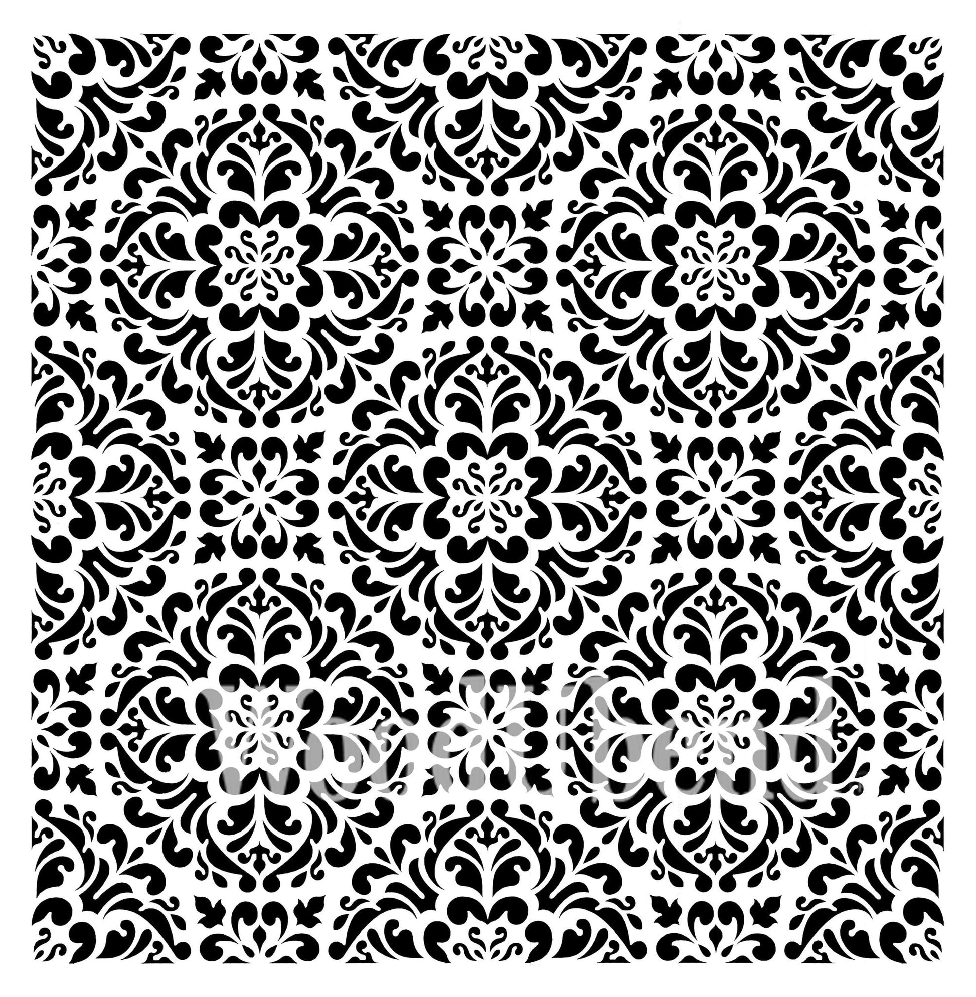 KALIEDOSCOPE Stencil - 50cm X 50cm - Stencil - Baillea's Interiors -