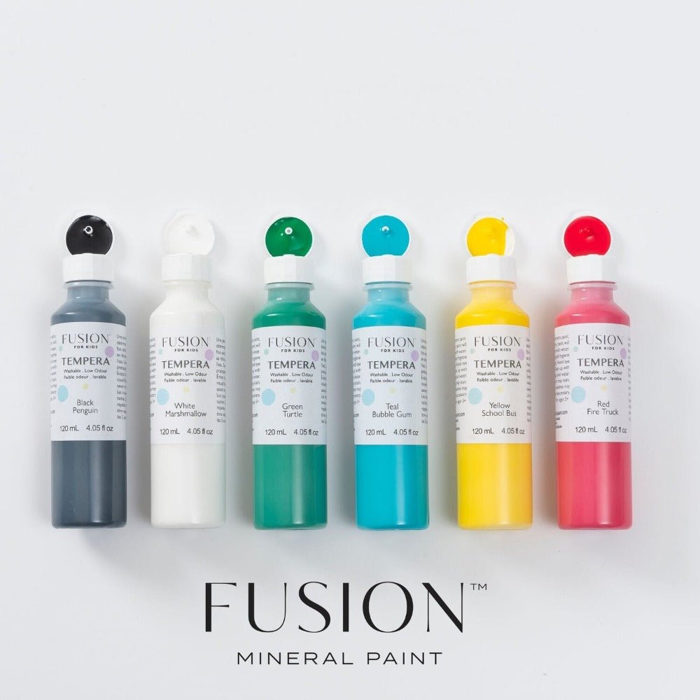 KIDS RAINBOW PAINT PACK - 6 X 120ml bottle - Fusion Mineral Paint - Paint - All In One - Baillea's Interiors -