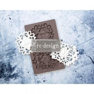 KINGSBURY MEDALLION Medallion Decor Mould Re-Design with Prima 8" x 5" - Moulds - Baillea's Interiors -
