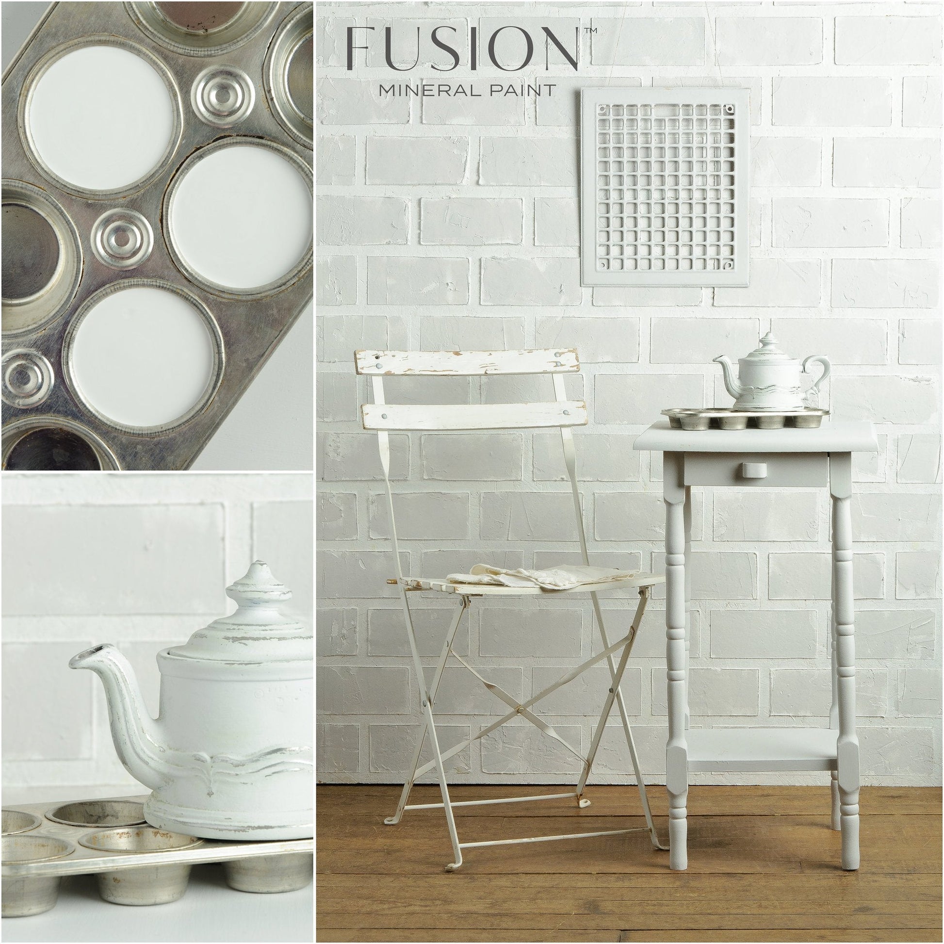 LAMP WHITE - Fusion Mineral Paint - 37ml, 500ml - Paint - All In One - Baillea's Interiors -