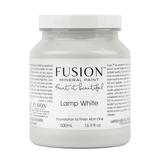 LAMP WHITE - Fusion Mineral Paint - 37ml, 500ml - Paint - All In One - Baillea's Interiors -