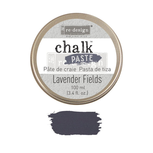 LAVENDER FIELDS Chalk Paste Re-Design with Prima, Mixed Media - Raised Stencil Medium, 100ml - Chalk Paste - Baillea's Interiors -
