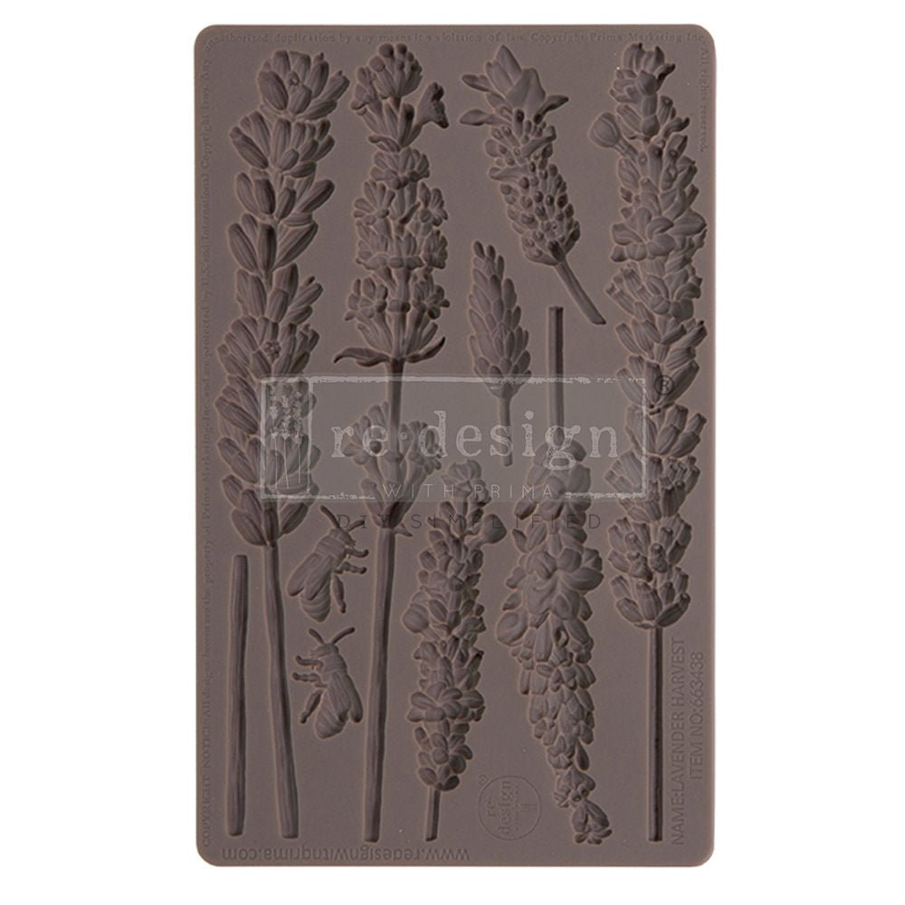 LAVENDER HARVES Decor Mould Re-Design with Prima 8" x 5" - Moulds - Baillea's Interiors -