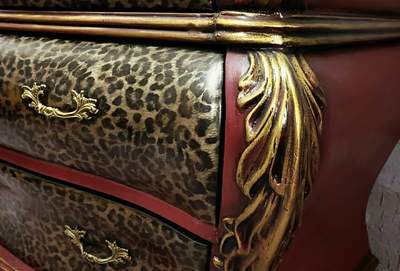 LEOPARD - Bronze - Rub On Metallic Foil by APS - Textile Friendly - Foils - Baillea's Interiors -