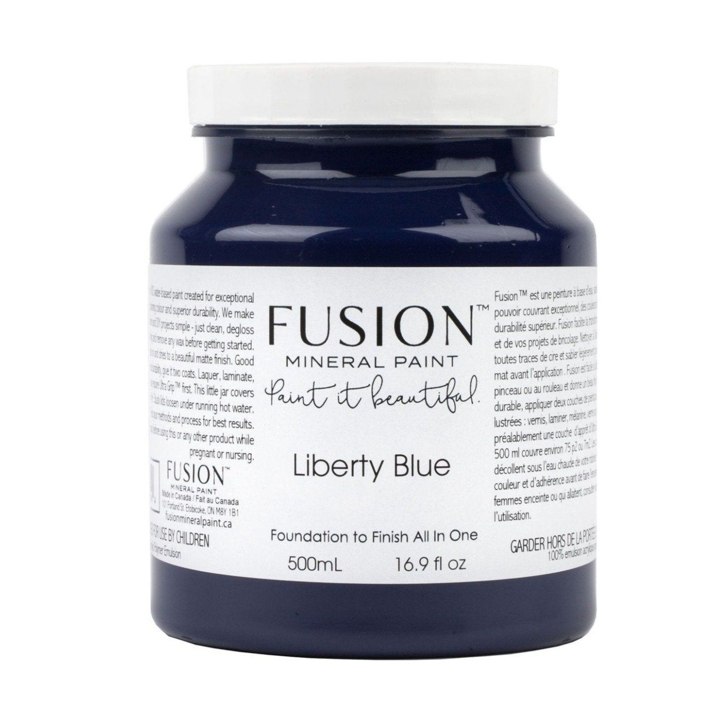 LIBERTY BLUE - Fusion Mineral Paint - 37ml, 500ml - Paint - All In One - Baillea's Interiors -